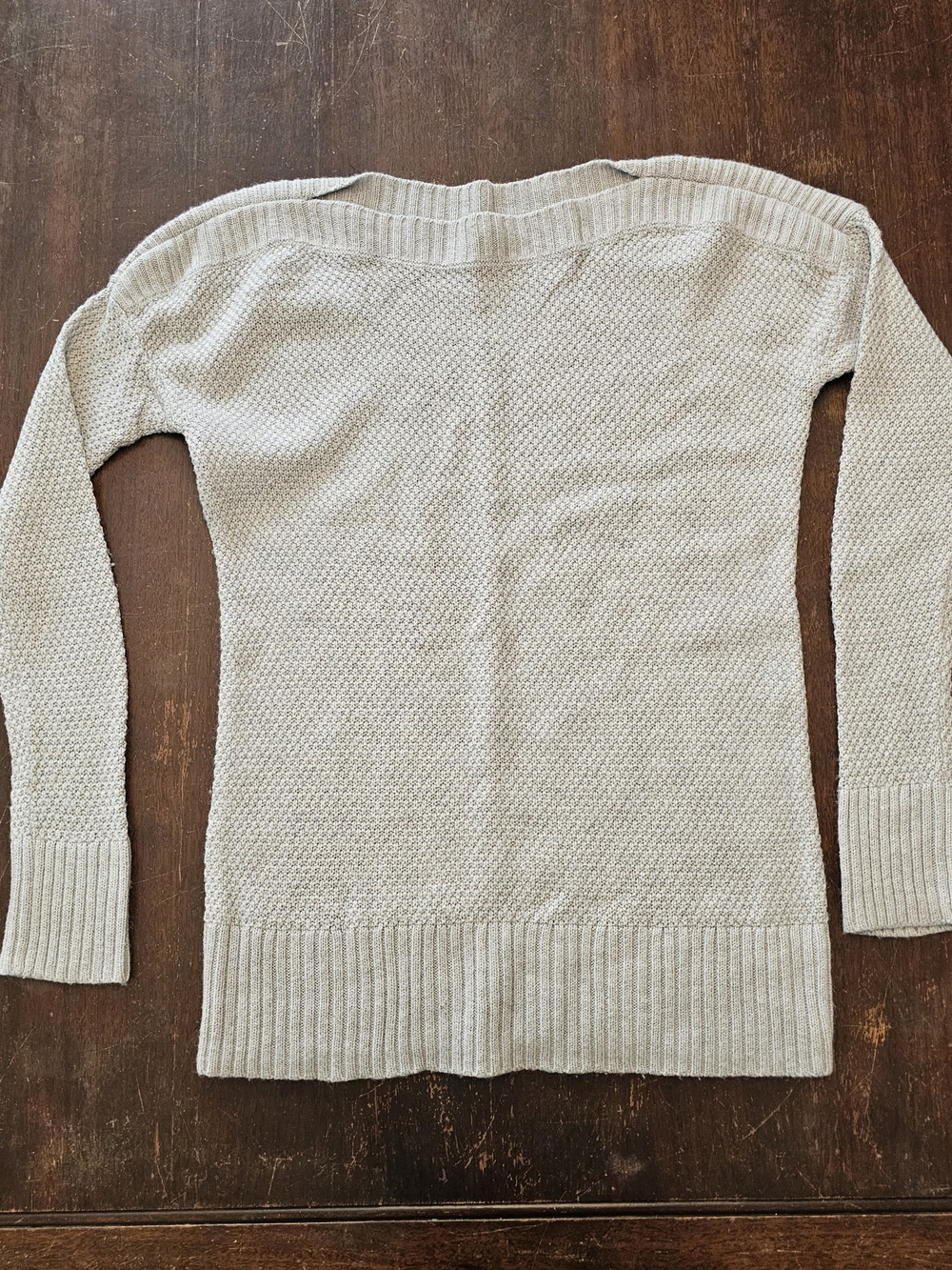 GAP Women’s Gray Knit Textured Sweater - Size Small